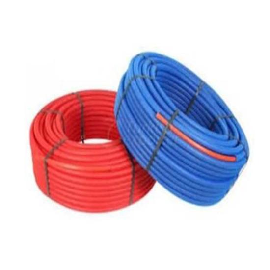 KALDE PE-RT 16*2 KILIFLI MOBİL BORUS MAVİ -KIRMIZI 100MMT