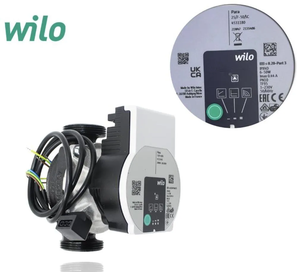 1* ÇIKIŞLI WİLO SİRKÜLASYON POMPASI 25/7